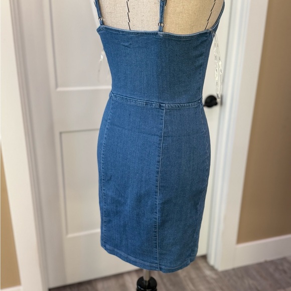 Denim Button-Down Dress - Picture 3 of 4